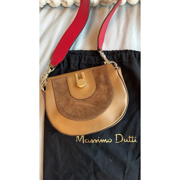 Massimo Dutti Brown Leather Purse - Picture 1 of 5